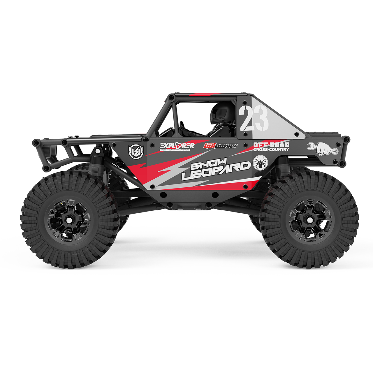UDI RC Crawler SNOW LEOPARD 1/24 Brushed Schwarz - Abbildung 2