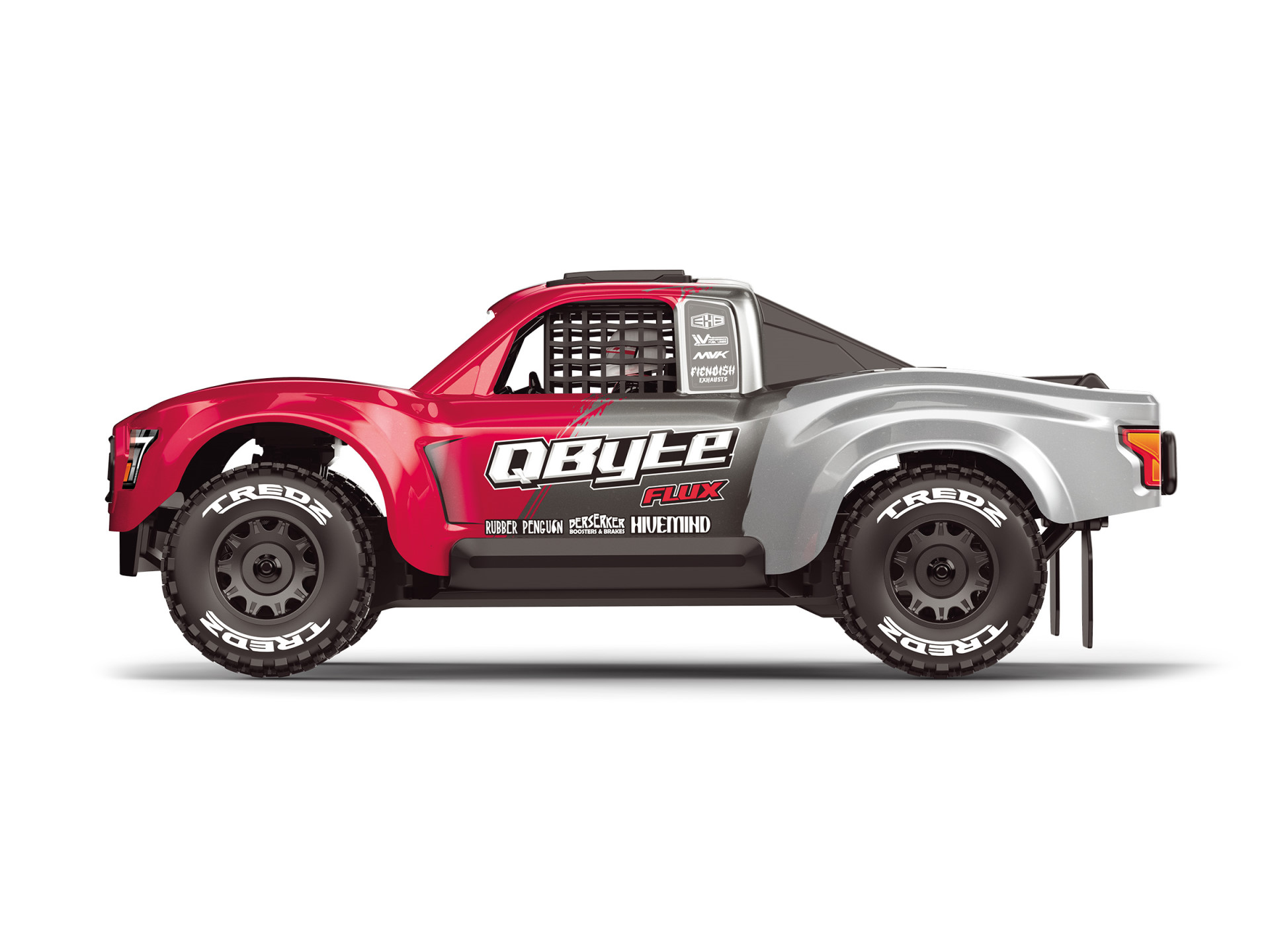 Maverick QByte SC Flux 1/12 Brushless Short Course Truck Rot MV151201 - Abbildung 3