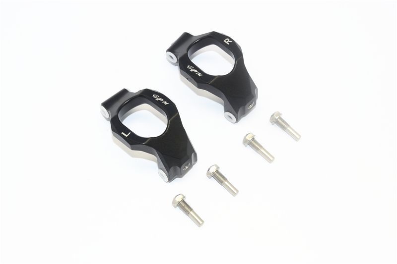 GPM Alu C-Hubs vorn schwarz Traxxas MAXX