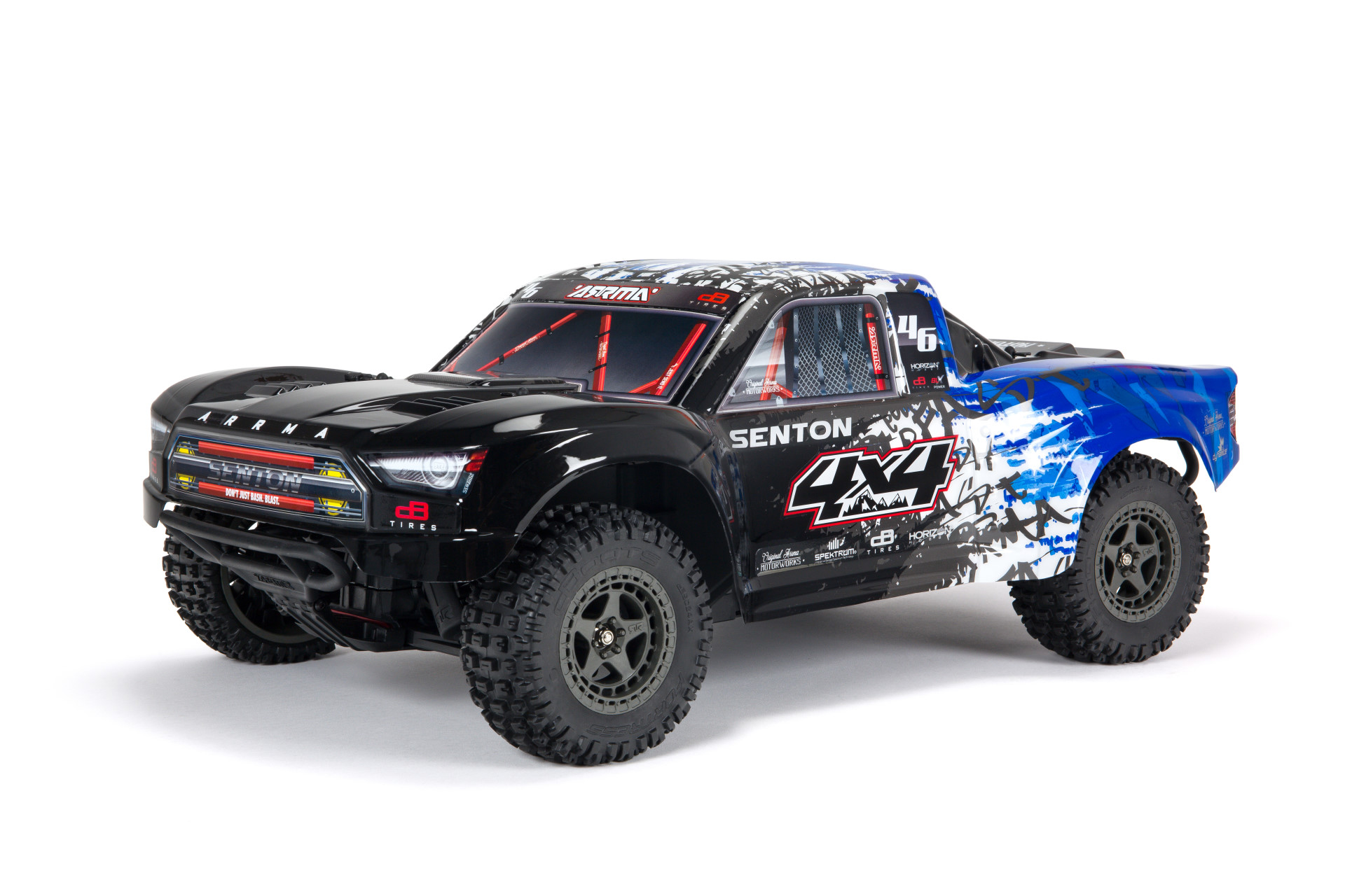 ARRMA 1/10 SENTON 4WD 3S BLX Brushless Short Course Truck RTR, Blue ARA4303V3B