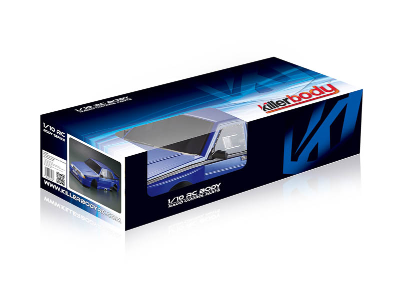 KB48483 Alfa Romeo 75 Turbo Evoluzione Karosserie Blau 195mm RTU