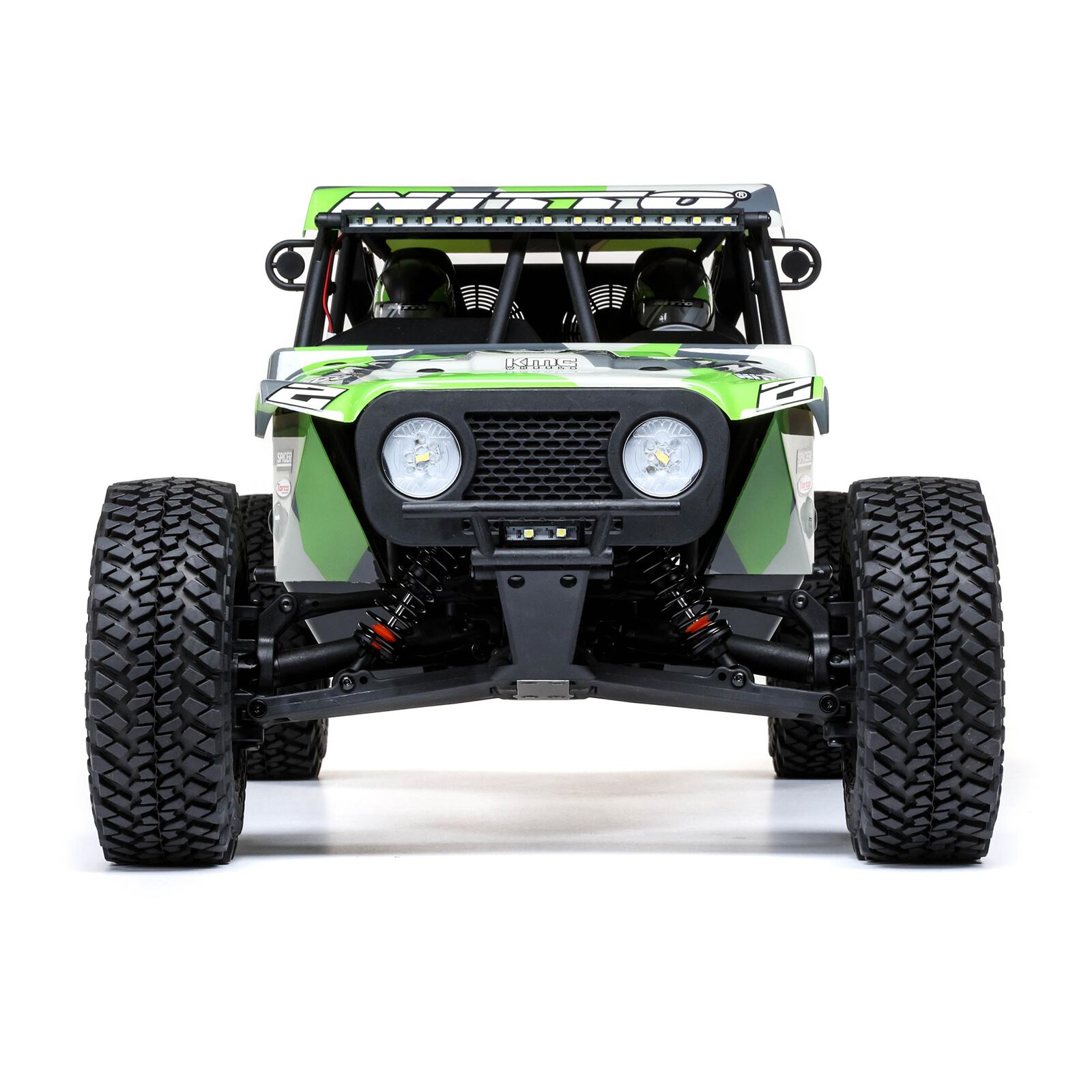 Losi Hammer Rey 1/10 4WD Rock Racer RTR Green LOS03030T2