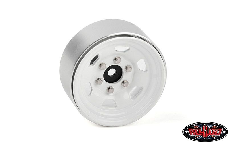 RC4WD Stamped Steel 1.7 Beadlock SR5 Wheels (White/Black) Z-W0066