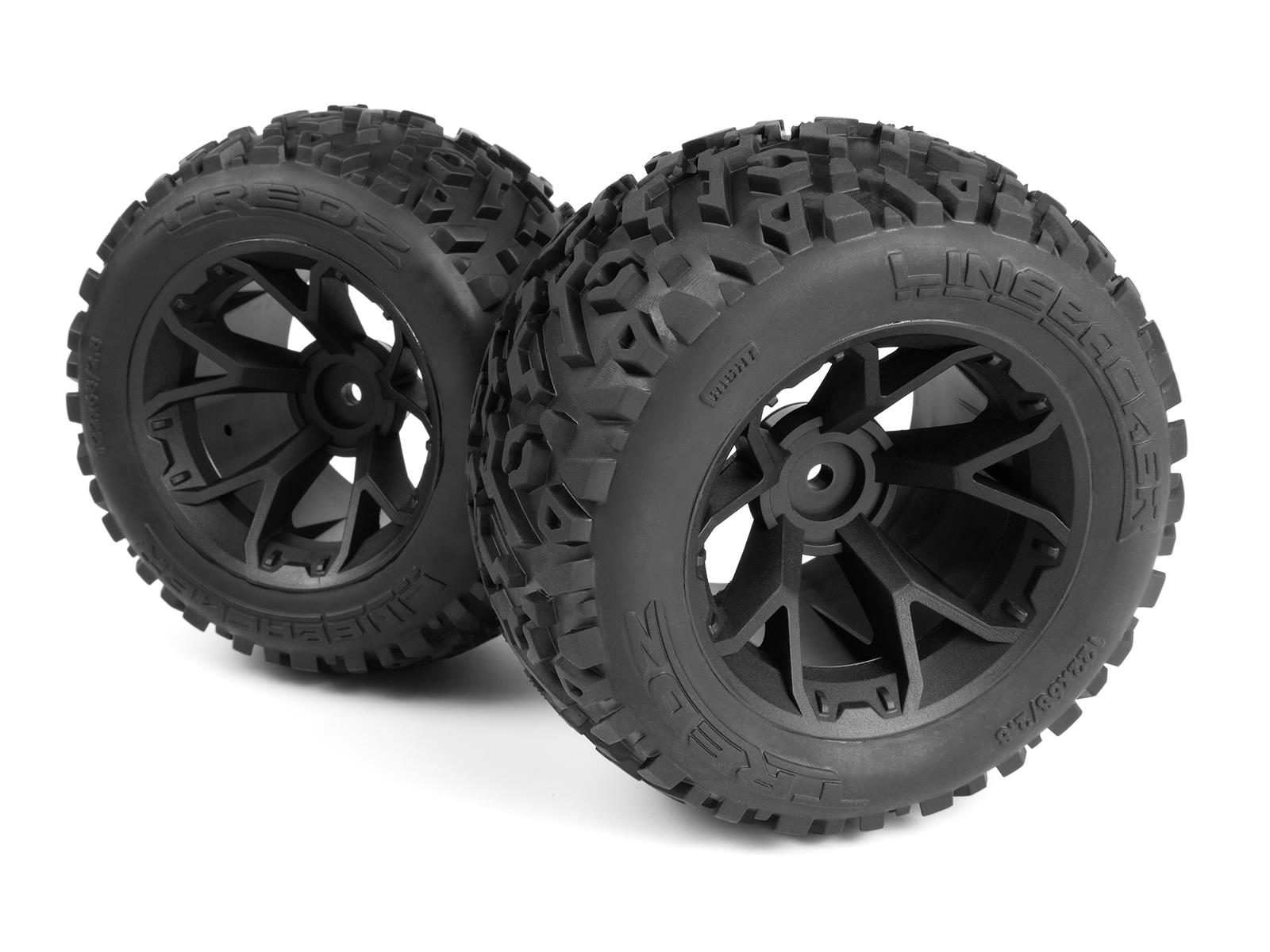 Maverick Mounted Linebacker Tire on MT Wheel (Black/2St) 150680