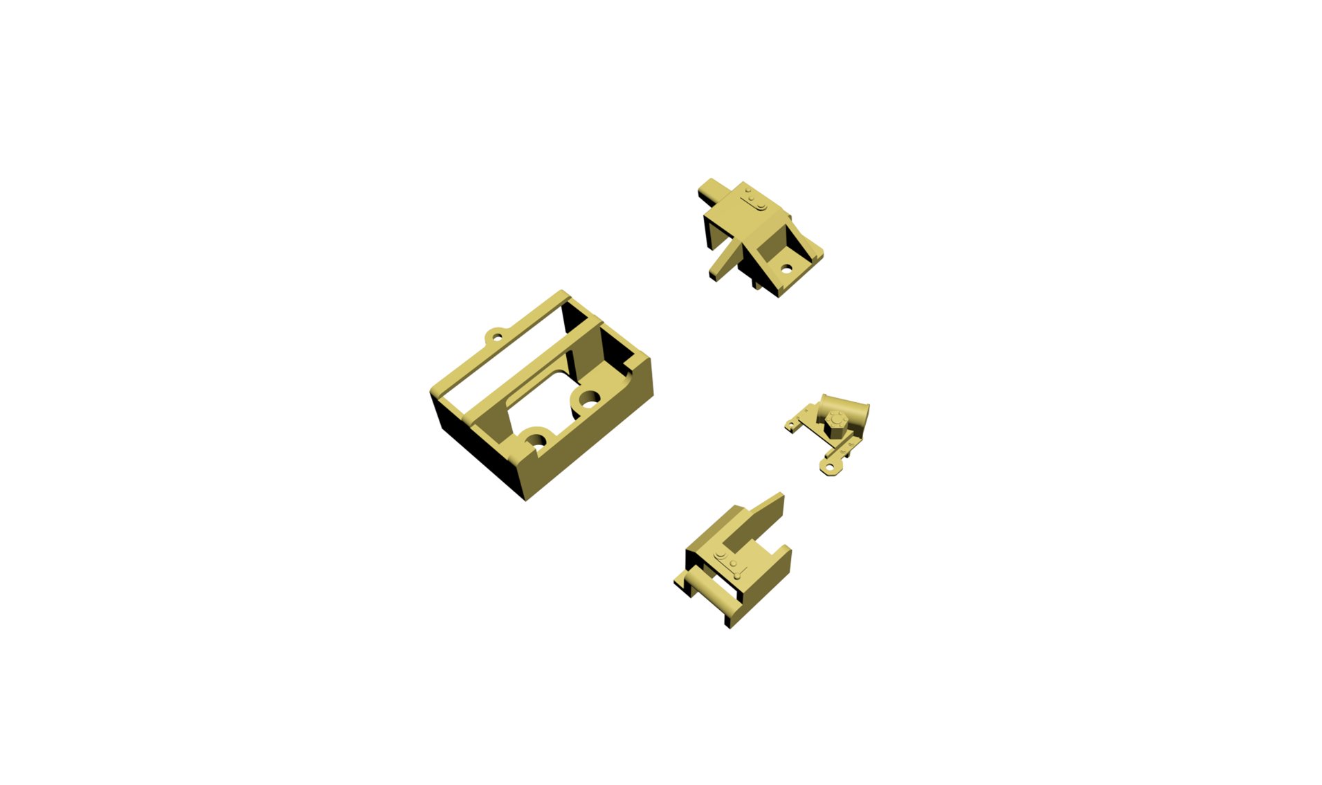 Amewi Trägerteile für 8x8 Truck sand T049