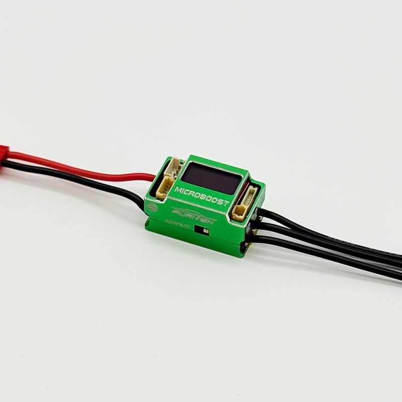 FURITEK Microboost 2s Lipo 25/50A Brushless Regler grün mit LCD für 1/24 & 1/28 Drift & Racing FUR-2795