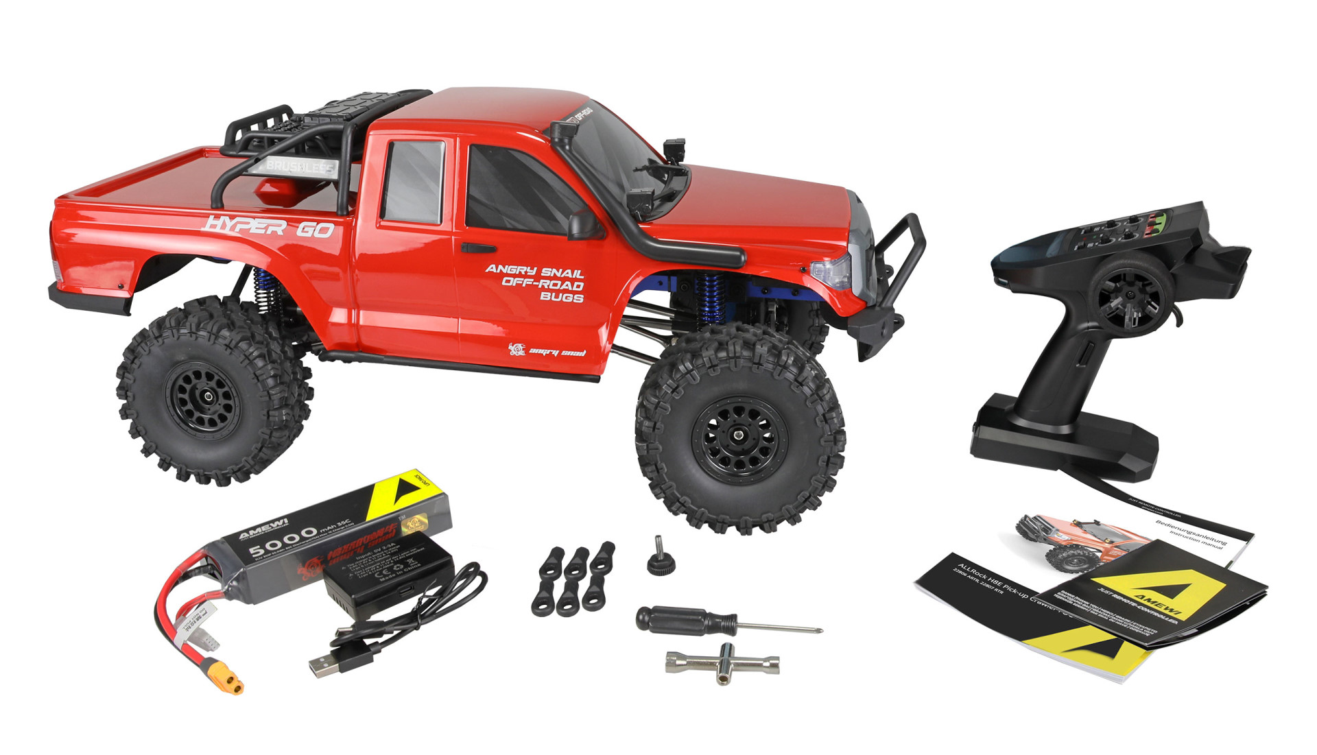 MJX Hyper GO H8E 1/8 Brushless Crawler RTR incl. Akku & Lader - Abbildung 8