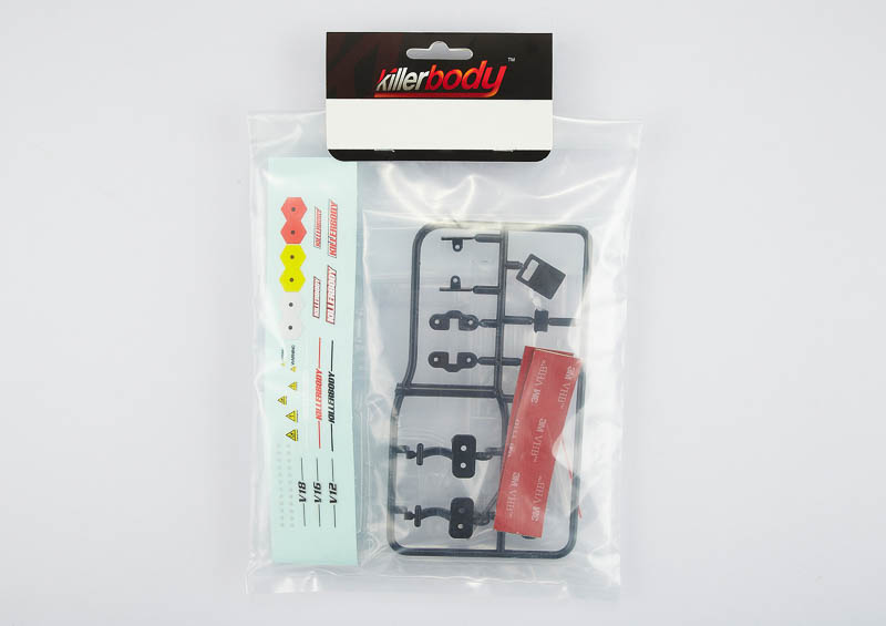 KB48194 Motor Attrappe aus Lexan Type-D unlackiert