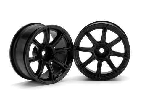 HPI Work Emotion Xc8 Felge 26mm schwarz (6mm Offset) 3307