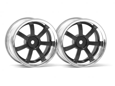 HPI Rays Gram Lights Felgen Chrom/Gunmetal (6mm Os) 3323
