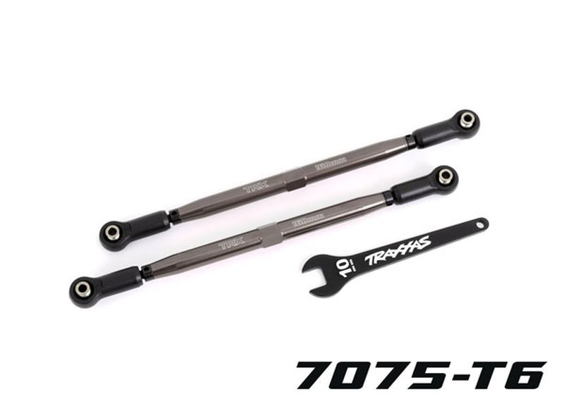 Traxxas Wide-X-Maxx Vorspurstangen 7075-T6 Alu grau 188mm (2) X-Maxx, XRT 7897-GRAY