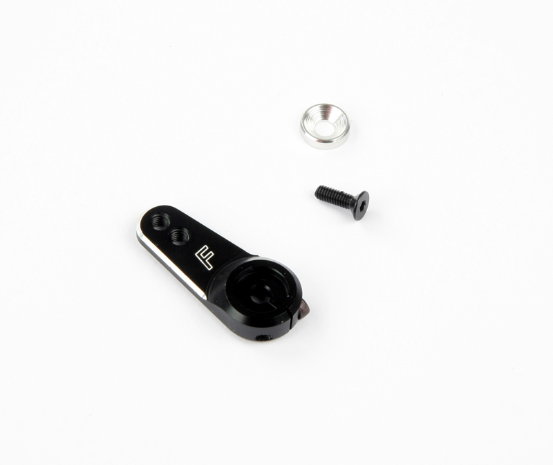 R17025 Aluminium Servo Arm 25 Zähne (leicht) Schwarz