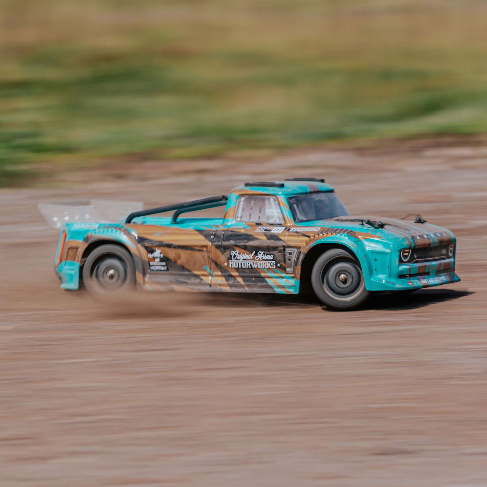 ARRMA 1/8 INFRACTION 4WD MEGA Resto-Mod Truck RTR, Teal/Bronze ARA4215V3BIT2