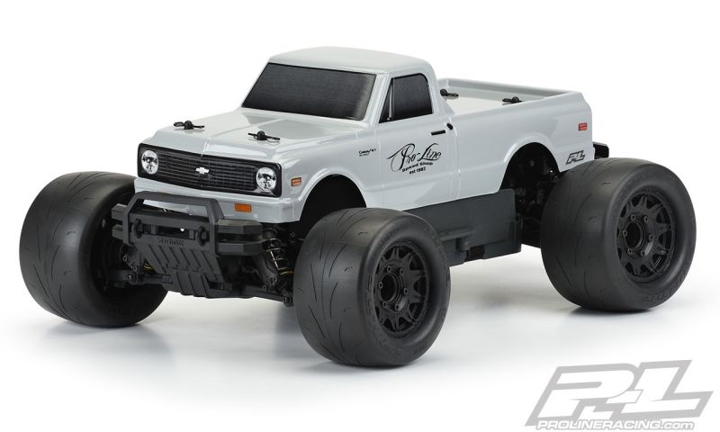 Pro-Line 1972 Chevy C-10 Tough-Color grau Stampede & Granite 3251-14