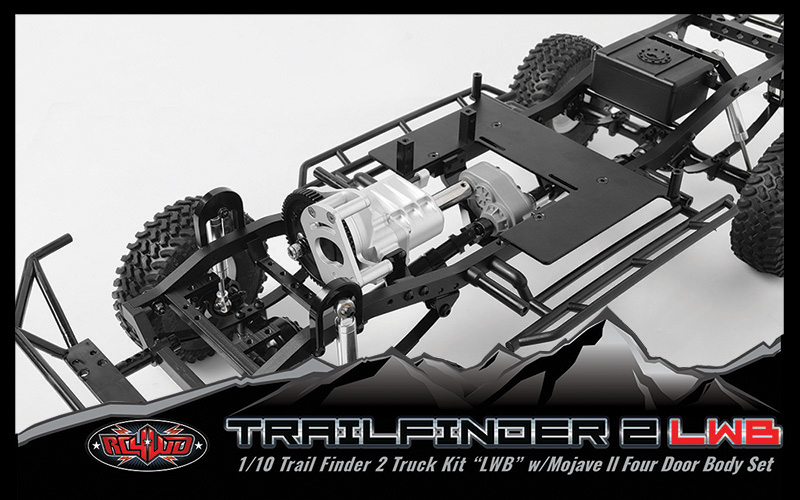 RC4WD Trail Finder 2 Truck Kit LWB w/ Mojave II 4-Door Body Set Z-K0058
