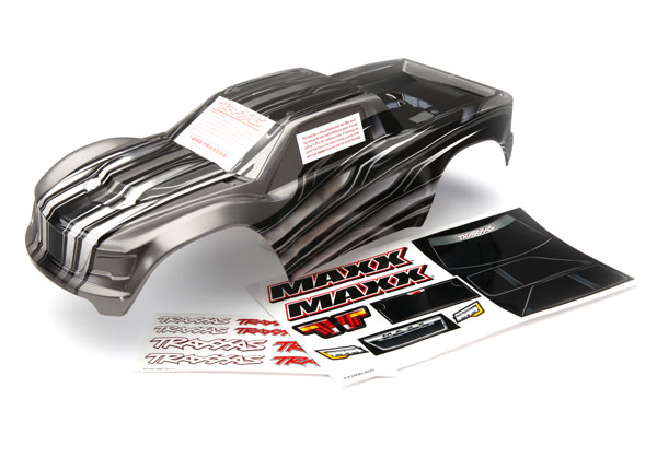 Traxxas Karo Maxx ProGraphix Muster unlackiert + Decal Sheet 8911X