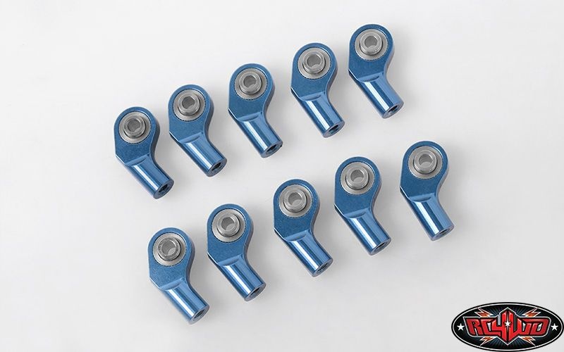 RC4WD M3 Extended Offset Short Aluminum Rod Ends (Blue) (10) Z-S1698