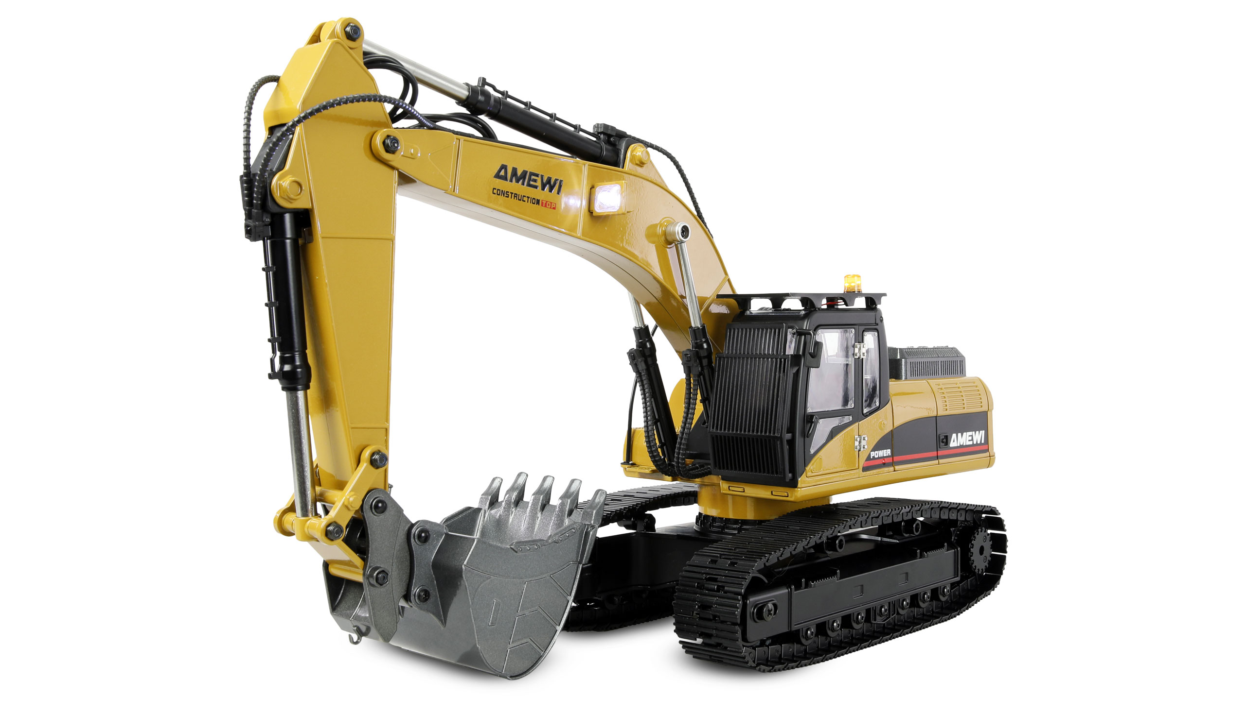 Amewi G705E Bagger Metall 1:14 RTR gelb 22732