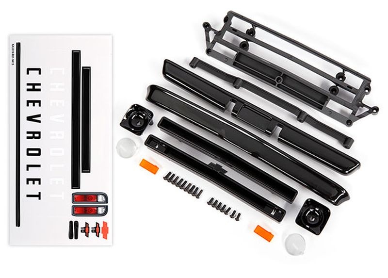 Traxxas Karo Anbauteile Chevrolet C10 schwarz 9415 - Abbildung 1