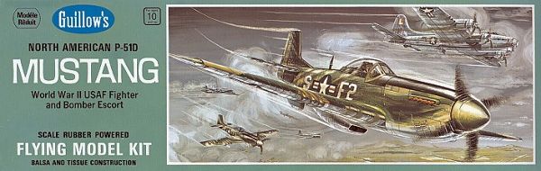Guillow P-51D Mustang Balsabausatz 905