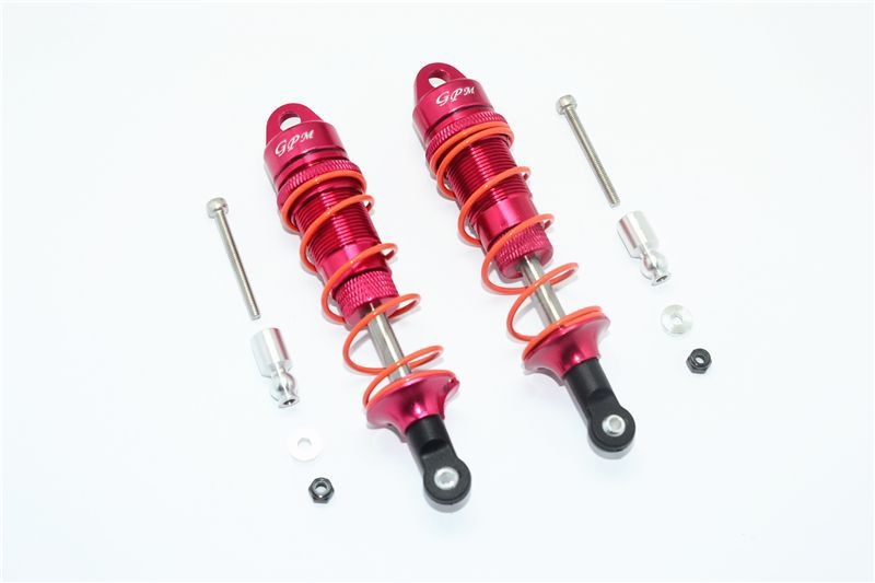 GPM Alu Dämpfer vorn 100mm rot ARRMA Senton, Typhon 6s MAS100FRORBEBK