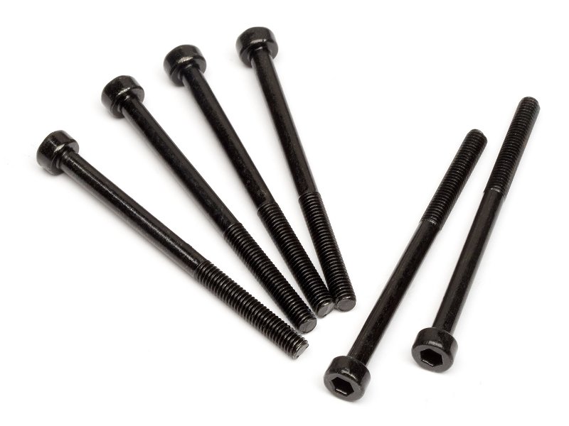 HPI Innensechskantschraube M3x42mm schwarz (6St) - Abbildung 1