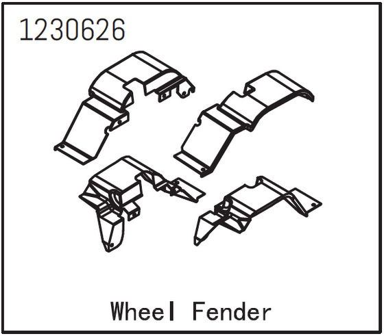 Absima Fender Set 1230626