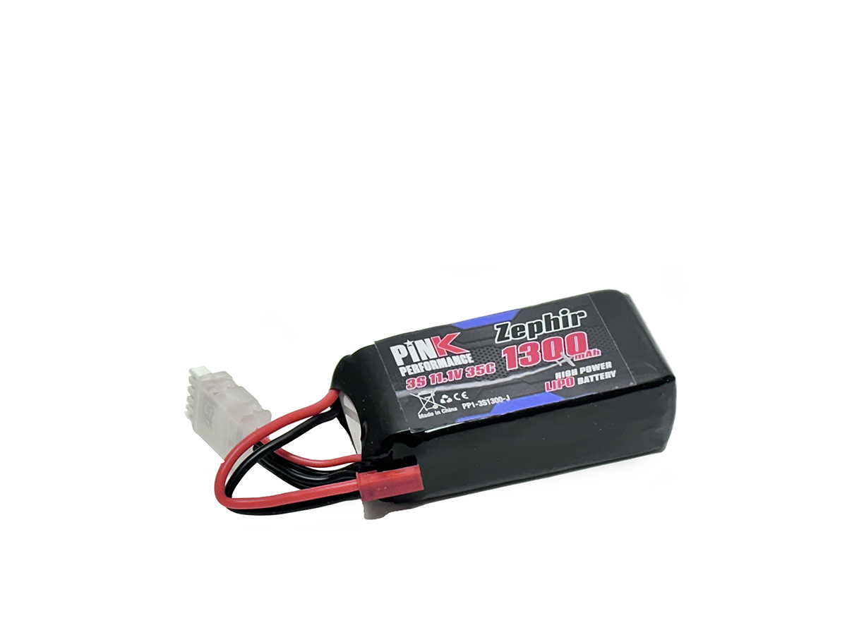 Pink Performance Zephir LiPo Akku 3S 11.1V-1300-35C (JST) 72x34x24mm 106g PP1-3S1300-J