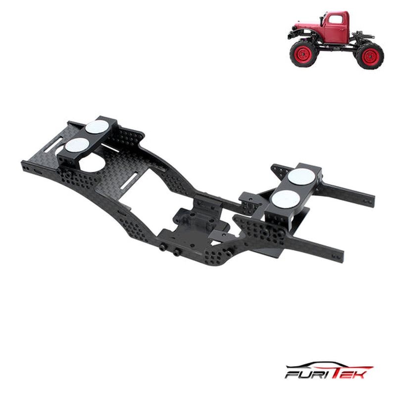 FURITEK GRASSHOPPER FRAME KIT FOR FCX24 CARBON FIBER VERSION FMS FCX24 - Kits FUR-2184