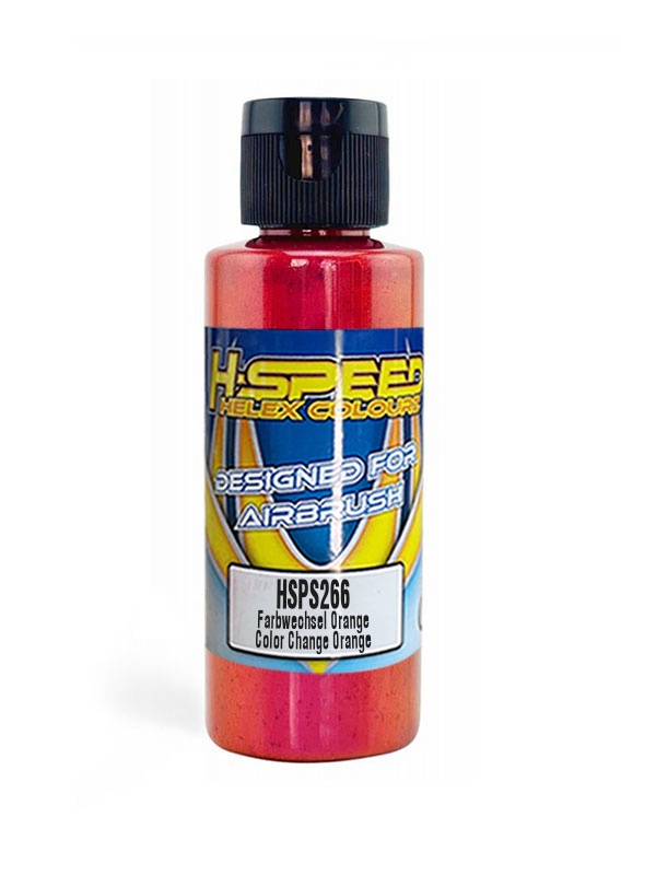 H-SPEED Lexan Airbrush Farbe 60 ml Farbwechsel Orange / Color Change HSPS266
