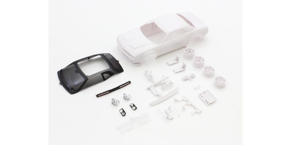 Kyosho Karosserie Dodge Challenger SRT Mini-Z + Felgen 4WD Ohne Lackierung MZN203