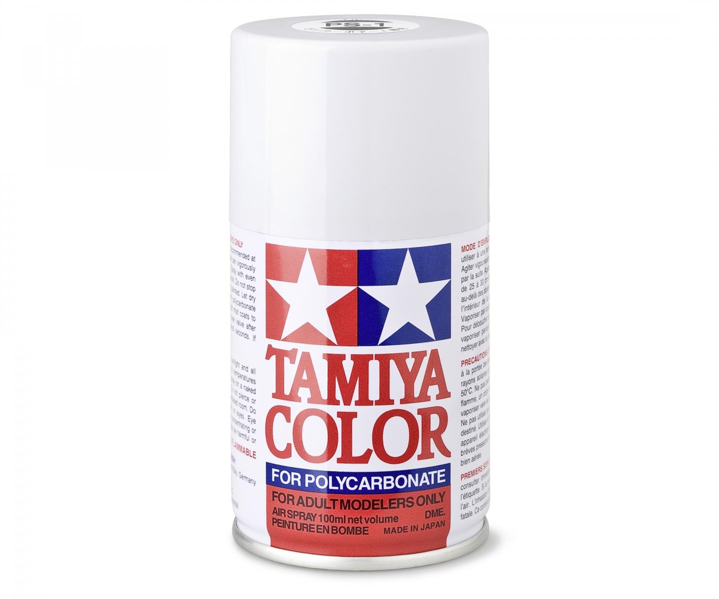 Tamiya Color Lexan Spray Farbe PS-1 Weiss PS1 100ml 300086001