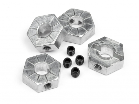 HPI Felgenmitnehmer Metall 12mm mit Sicherung (4St/Blitz) 103362