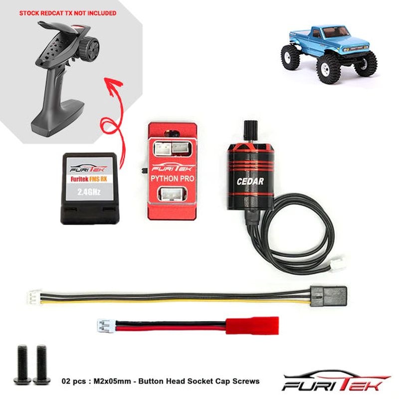 FURITEK Torpedo Brushless Power System mit Redcat komp. Empfänger für Redcat Ascent-18 FUR-2530