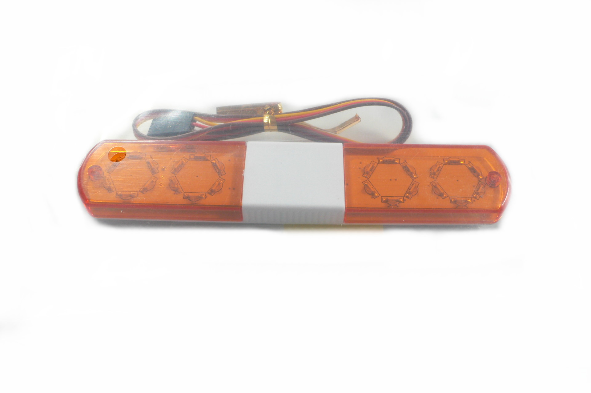 HRC Dachleuchten V3 flach Orange LED Lichtset 1/10 JR Stecker HRC8733NO