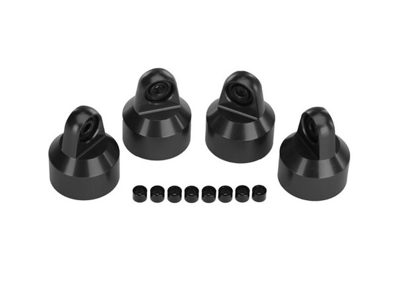 Traxxas Dämpfer Kappen, Alu (hart-eloxiert, PTFE-coated), GTX Dämpfe 7764X