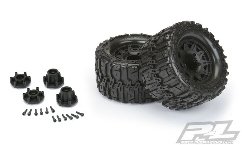 Pro-Line Trencher HP 2.8 ATR auf Raid 6x30 Felge schwarz für Stamped,/Rustler 2WD & 4WD v/h BELTED 10168-10