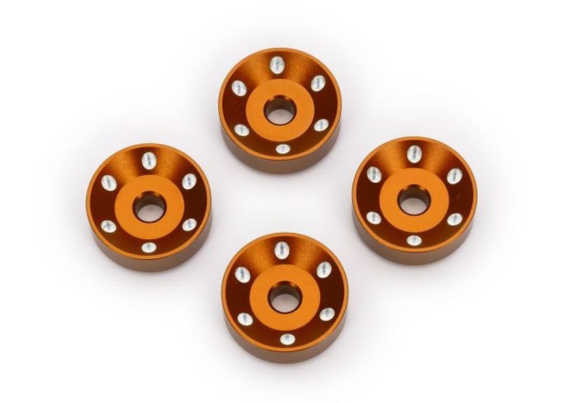 Traxxas Felgen-Scheiben Alu orange Maxx Slash 10257-ORNG