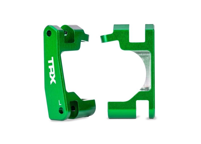 Traxxas Alu grün Caster Blocks l/r für 4x4 Modelle mit Extreme HD (TRX9080) 9063-GRN