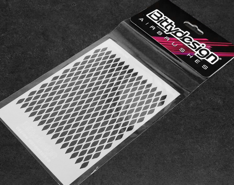 Bittydesign Vinyl stencil - Grill STC-010