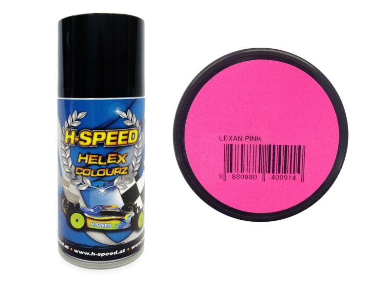 H-SPEED Lexan Spray Farbe Helex Colourz pink 150ml HSPS009