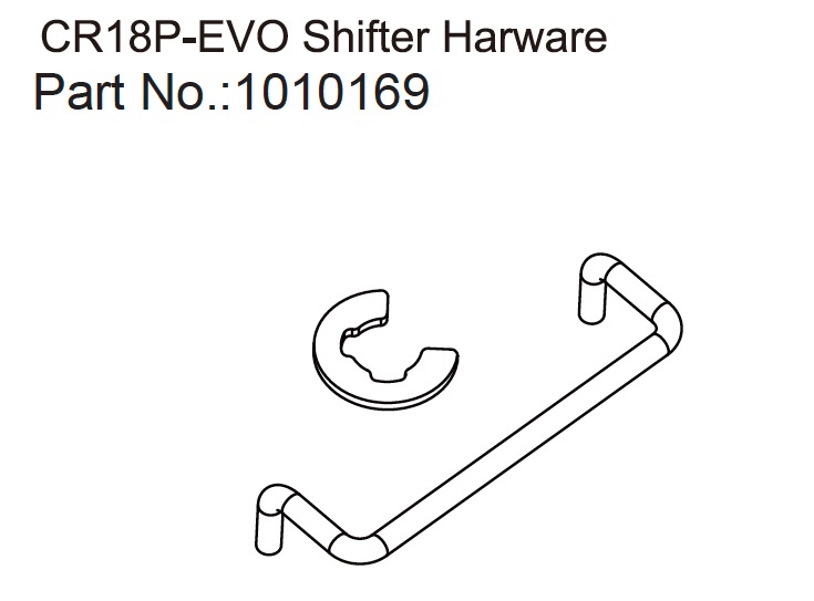 Hobby Plus Shifter Hardware Harv./RV - EVO 1:18 240307