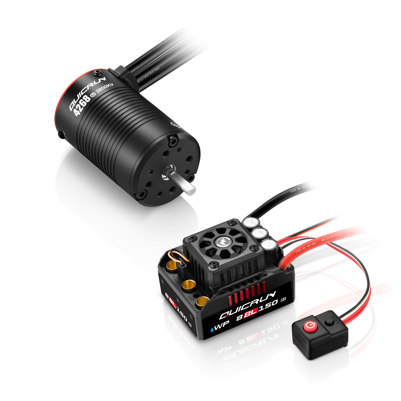 Hobbywing Combo WP8BL150 G2 4268SL 2600kV G2 Sensorless 38030400