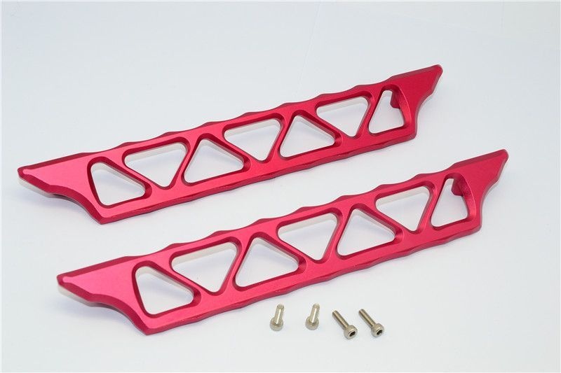 GPM Alu Seitenschutz rot Traxxas X-MAXX
