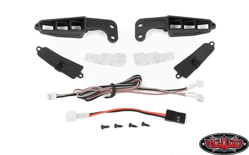 RC4WD Fog Lights W/ LED Lighting System for Traxxas TRX-4 2021 Ford Bronco VVV-C1161