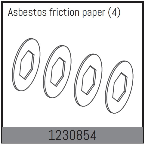 Absima Slipper Pads (4 St.) 1230854