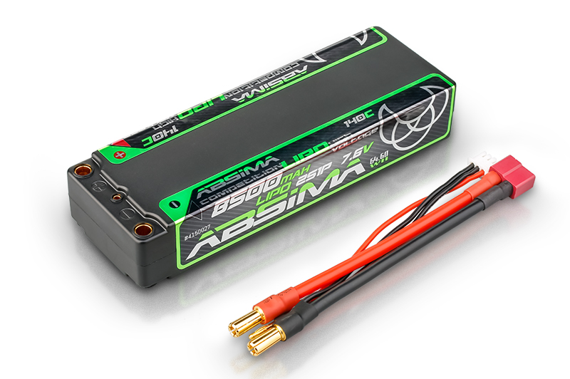 Absima Competition LiPo HV 140C/2S1P HC 8500mAh 5mm 4150027
