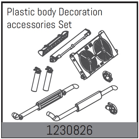 Absima Anbauteile-Set 1230826