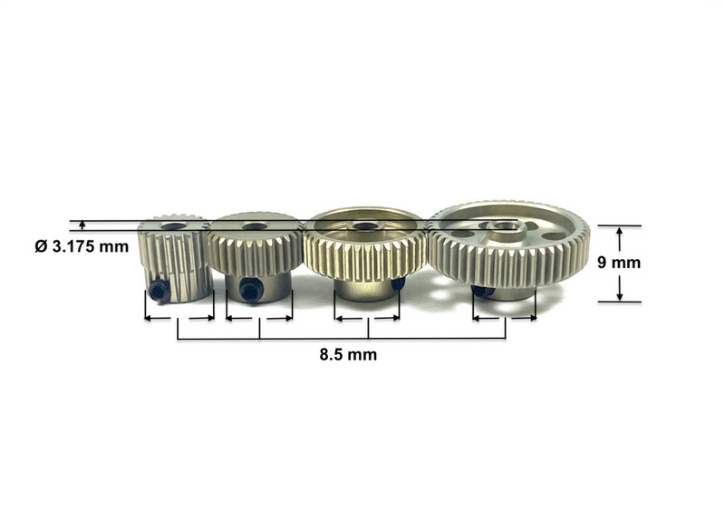 Absima Aluminium Ritzel 64dp - 34Z 2310213
