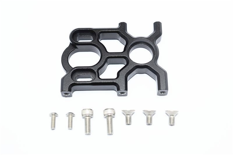GPM Alu Mitteldiffhalter mit Motorbefestigung schwarz ARRMA Kraton, Talion, Typhon, Senton, Outcast 6s MAK018BK